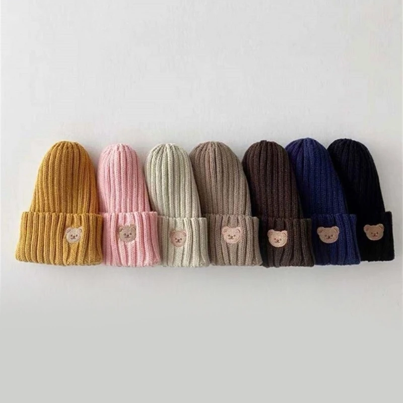 Winter Warm Hat Kids Soft Baby Bonnet Cap Embroidered Cartoon Bear Hat for Boy Girl Newborn Crochet Knitted Hat
Winter Warm Hat Kids Soft Baby Bonnet Cap Embroidered Cartoon Bear Hat for Boy Girl Newborn Crochet Knitted Hat