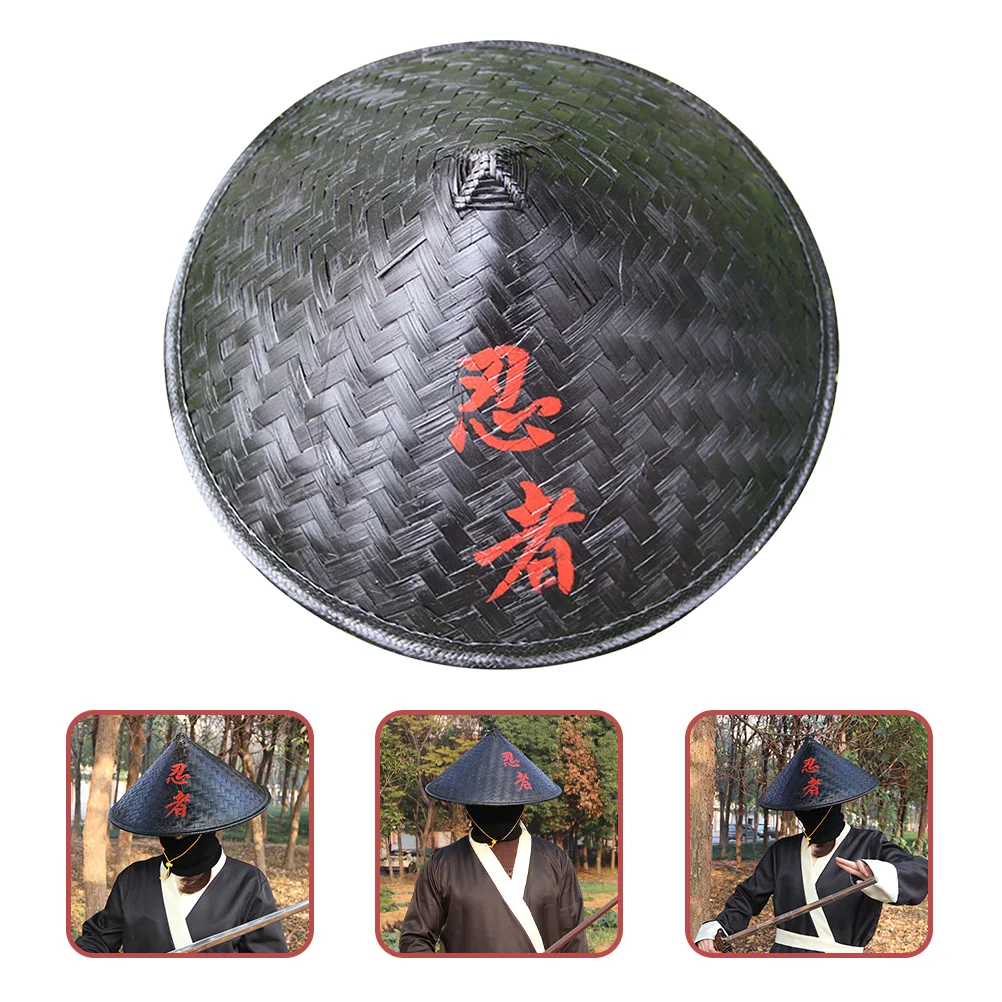 Cosplay Mask Ninja Hat Decorative Japan Samurai Bamboo Japanese-style Rice Farmer Hats Men Asian Conical Beach Man Decoration
Cosplay Mask Ninja Hat Decorative Japan Samurai Bamboo Japanese-style Rice Farmer Hats Men Asian Conical Beach Man Decoration