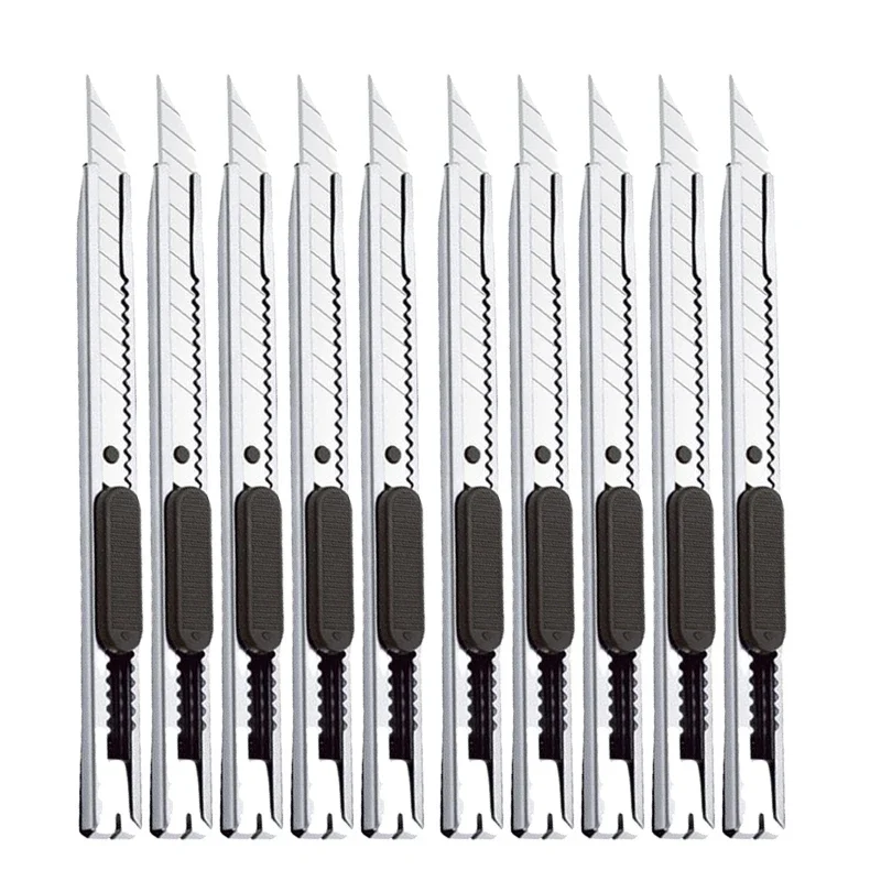 Cutter Retractable Self-locking Design 30degree Tools Wallpaper Carton Steel 60 Cutting Utility Box Carbon Blade Knife
Cutter Retractable Self-locking Design 30degree Tools Wallpaper Carton Steel 60 Cutting Utility Box Carbon Blade Knife