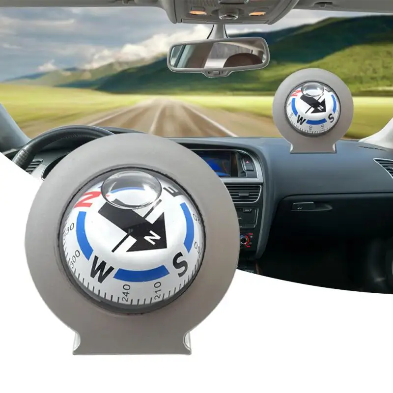 

Emergency Automotive Compass Lc600 Large White Ball Guide Sphere Car Decoration Tool Gift Outdoors Tour