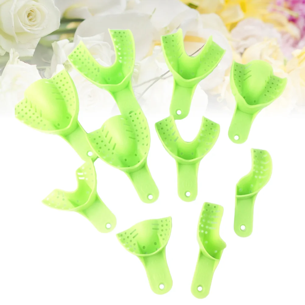 10pcs Oral Teeth Holder Tools Teeth Holder Disposable Tray Tray Denture Instruments
10pcs Oral Teeth Holder Tools Teeth Holder Disposable Tray Tray Denture Instruments