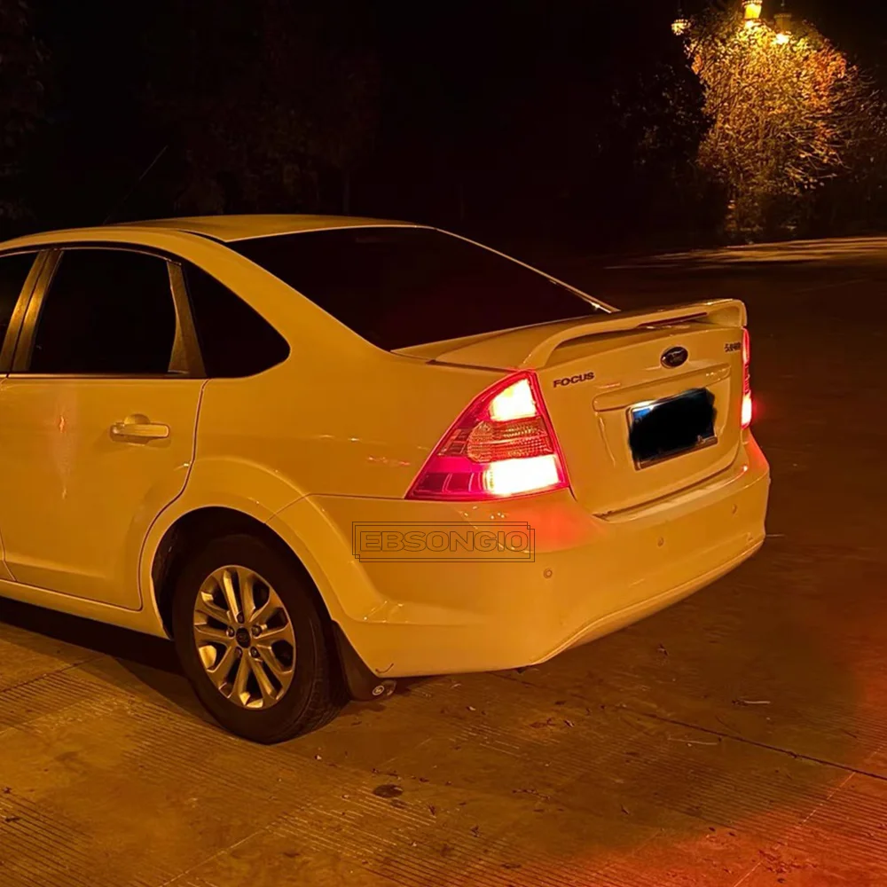 Стайлинг автомобиля для Ford Focus Sedan 4 двери 2005-2011 АБС-пластик со светодиодными фонарями, внешнее заднее крыло, багажник, задний спойлер
Стайлинг автомобиля для Ford Focus Sedan 4 двери 2005-2011 АБС-пластик со светодиодными фонарями, внешнее заднее крыло, багажник, задний спойлер