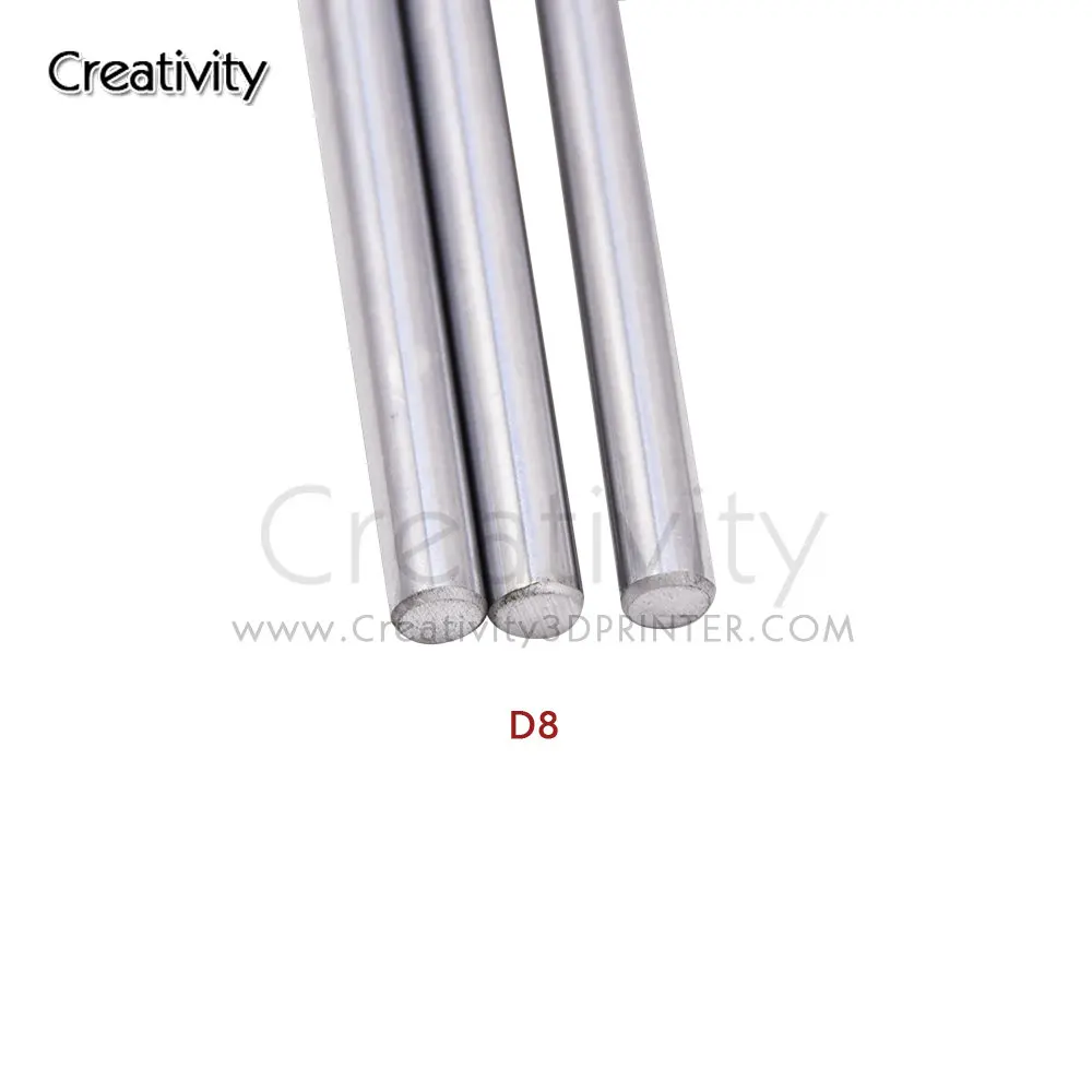 2PCS 3D Printer Parts Smooth Rod 8mm Shaft Rod Optical Axis CNC Chromed 3D Printer smooth rod Length 100 200 300 400 500 600mm
2PCS 3D Printer Parts Smooth Rod 8mm Shaft Rod Optical Axis CNC Chromed 3D Printer smooth rod Length 100 200 300 400 500 600mm