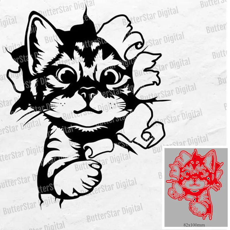 Metal Cutting Dies animal cat Decoration Scrapbook Paper Craft Knife Mould Blade Punch Stencils
Metal Cutting Dies animal cat Decoration Scrapbook Paper Craft Knife Mould Blade Punch Stencils