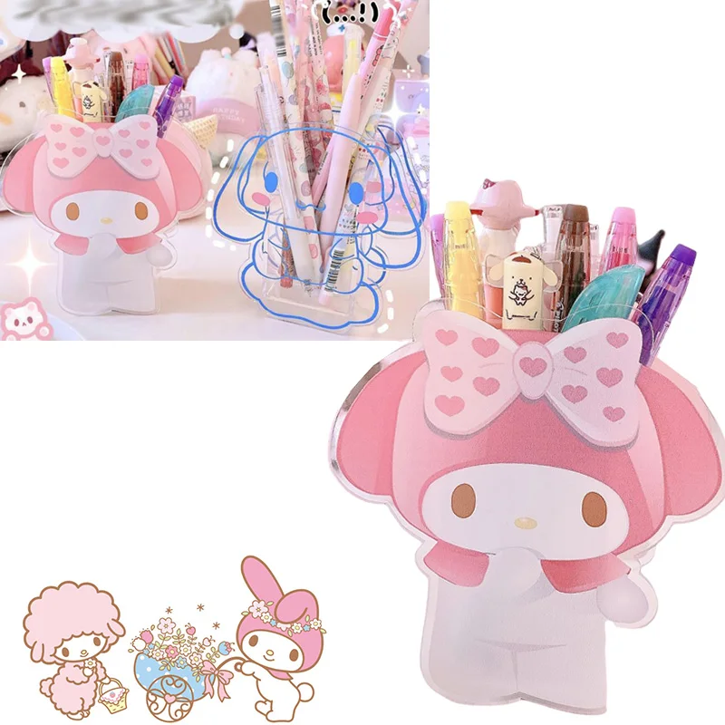 Kawaii Cinnamoroll Transparent Acrylic Pen Holder My Melody Sanrio Cartoon Cute Storage Pen Case Anime Plush Toys For Girl Gift
Kawaii Cinnamoroll Transparent Acrylic Pen Holder My Melody Sanrio Cartoon Cute Storage Pen Case Anime Plush Toys For Girl Gift