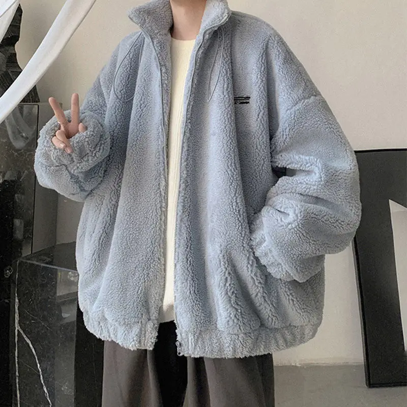 Korean version of the relaxed trend of handsome men's winter clothing lamb cashmere thickened cotton clothes
Korean version of the relaxed trend of handsome men's winter clothing lamb cashmere thickened cotton clothes