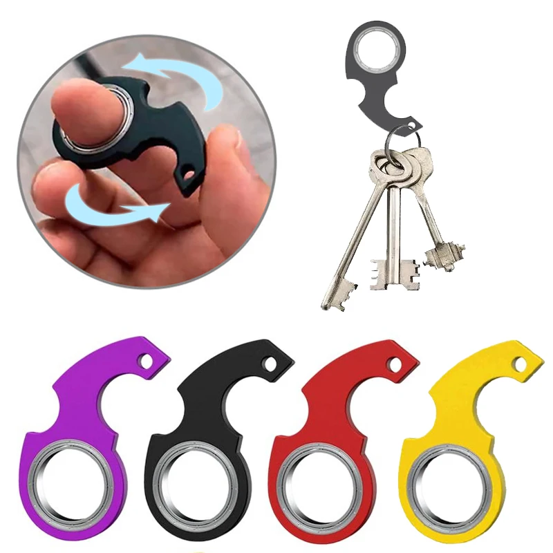 New Keychain Spinner Anxiety Stress Relief Fidget Toys Spinning Noctilucent Key Ring Relieve Boredom Multiple Colors Party Gifts
New Keychain Spinner Anxiety Stress Relief Fidget Toys Spinning Noctilucent Key Ring Relieve Boredom Multiple Colors Party Gifts
