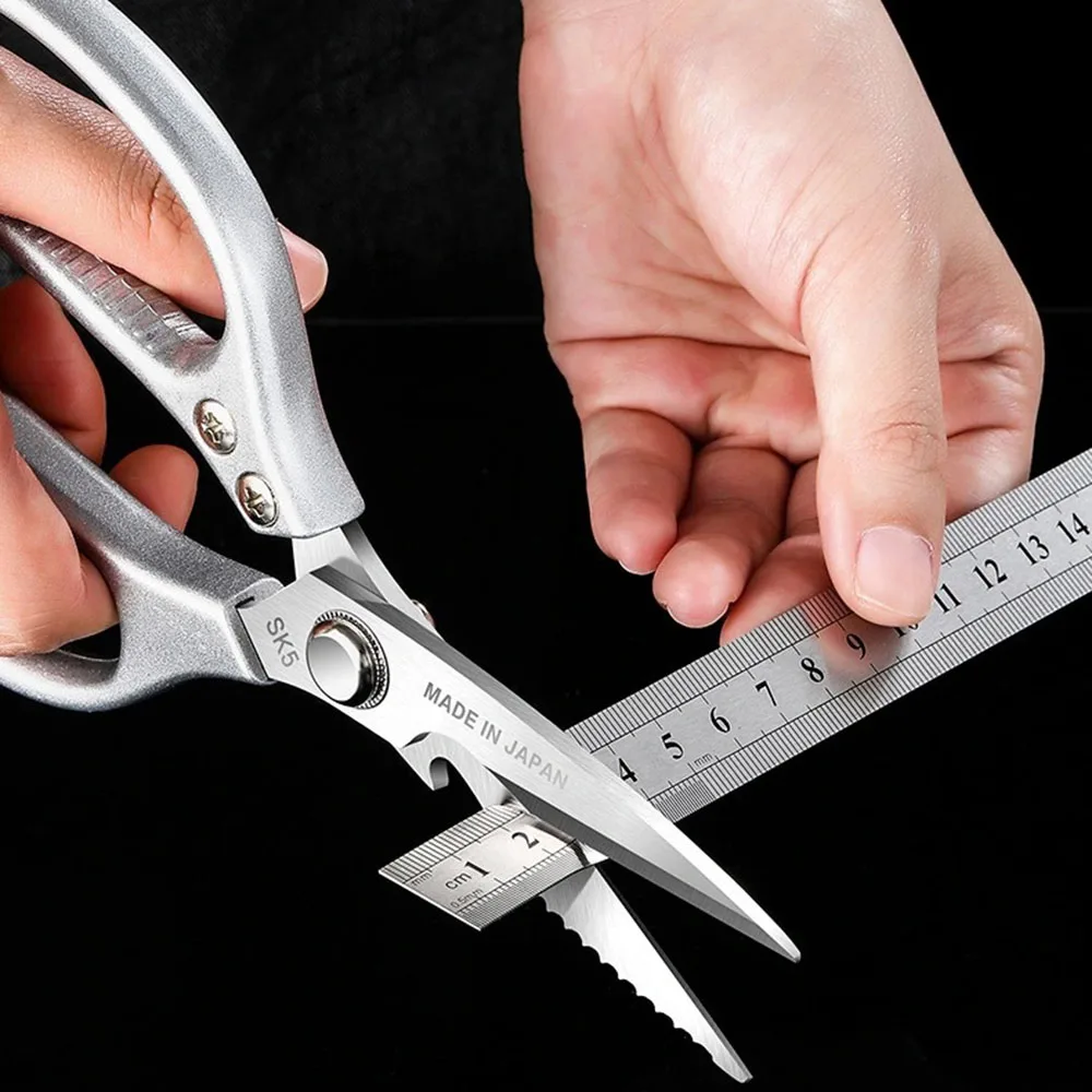 Kitchen Accessories Scissors Stainless Steal Multi Function Tool Vegetable Barbecue Meat Cutting Scissors Chicken Bone Cutting
Kitchen Accessories Scissors Stainless Steal Multi Function Tool Vegetable Barbecue Meat Cutting Scissors Chicken Bone Cutting