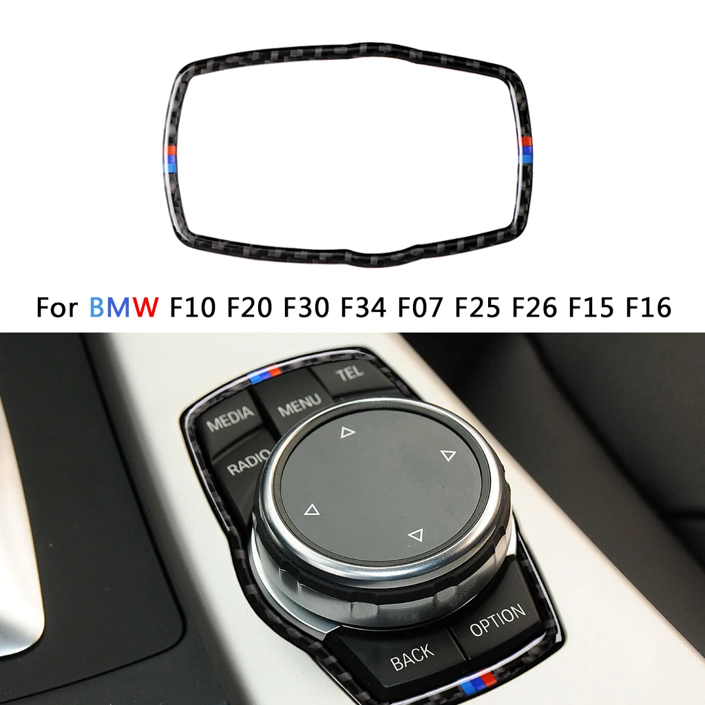 Carbon Fiber Multimedia Button Frame Cover Knob Trim Sticker For BMW F10 F20 F30 F34 F07 F25 F26 Series Car Interior Accessories
Carbon Fiber Multimedia Button Frame Cover Knob Trim Sticker For BMW F10 F20 F30 F34 F07 F25 F26 Series Car Interior Accessories