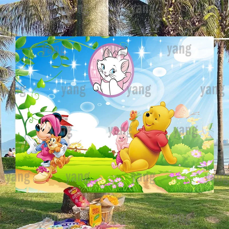 Mickey Minnie Mouse Newborn Birthday Party Lovely Disney Background Banner Tigger Backdrop Custom Winnie Bear Cartoon Decoration
Mickey Minnie Mouse Newborn Birthday Party Lovely Disney Background Banner Tigger Backdrop Custom Winnie Bear Cartoon Decoration