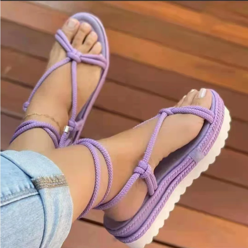 DOGHC 2022 Woman Gladiator Platform Sandal Ladies Wedge Sandals Female Fashion Lace Up Shoe Women Non Slip Sandalias Large Size
DOGHC 2022 Woman Gladiator Platform Sandal Ladies Wedge Sandals Female Fashion Lace Up Shoe Women Non Slip Sandalias Large Size