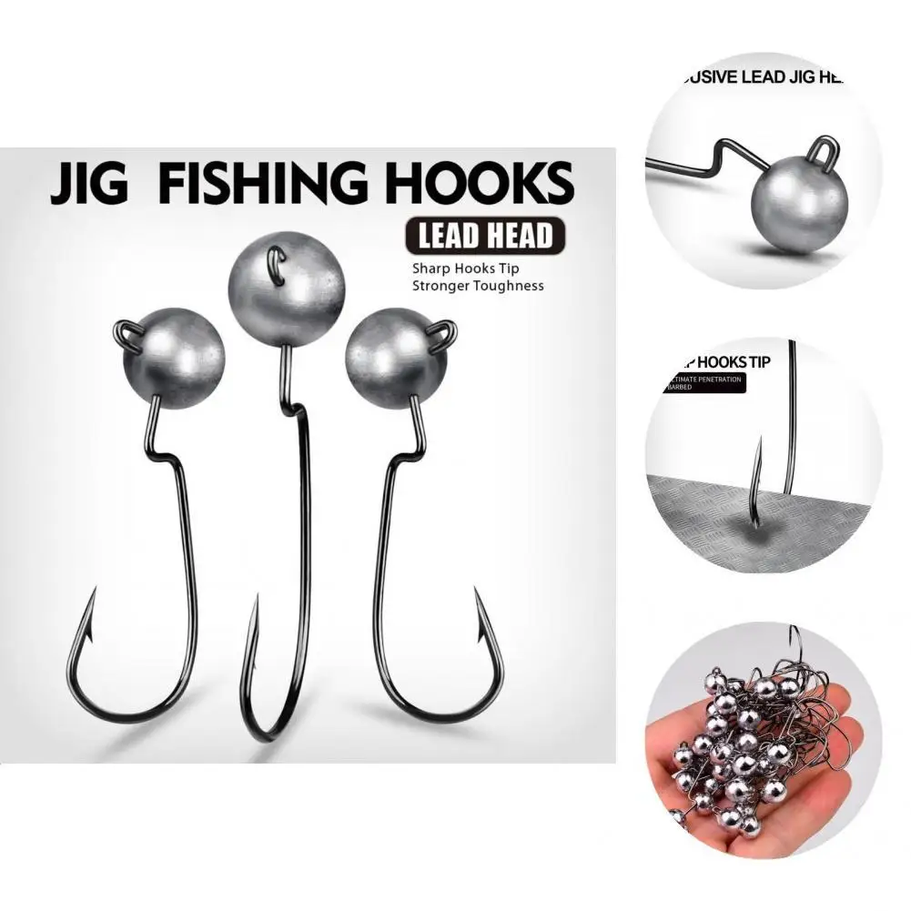 5Pcs Fishing Lure Premium Anti-fray Barb Fishing Lure Crack Resistant Easy to Use Bait Hook 
5Pcs Fishing Lure Premium Anti-fray Barb Fishing Lure Crack Resistant Easy to Use Bait Hook