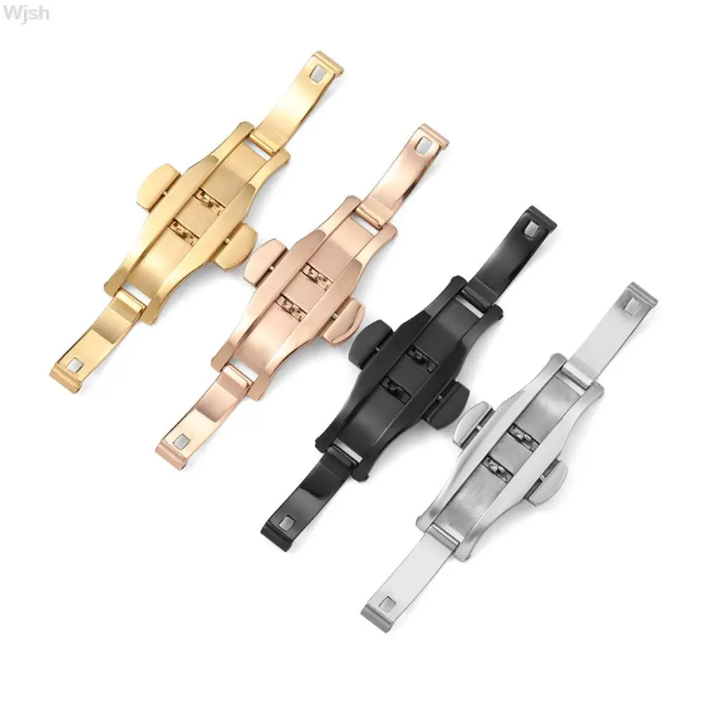 19mm 21mm 23mm 25mm 27mm Watch Band Butterfly Deployment Buckle Automatic Double Click Stainless Steel Clasp Metal Accessories
19mm 21mm 23mm 25mm 27mm Watch Band Butterfly Deployment Buckle Automatic Double Click Stainless Steel Clasp Metal Accessories