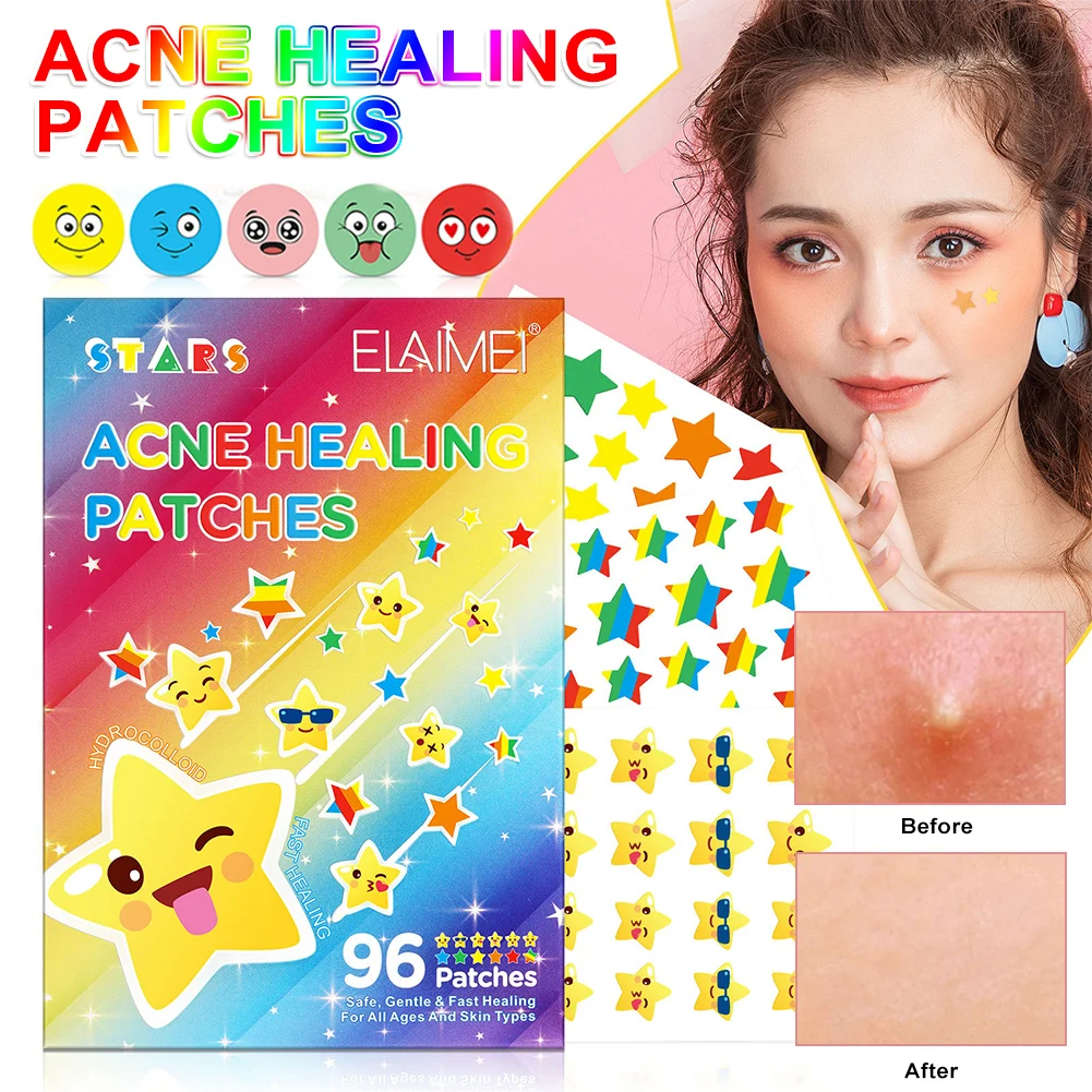 60P/96P Acne Removal Patches for Men Women Skin Care Acne Pimple Patches Stickers Hydrocolloid Cover Reduce Redness Inflammation
60P/96P Acne Removal Patches for Men Women Skin Care Acne Pimple Patches Stickers Hydrocolloid Cover Reduce Redness Inflammation
