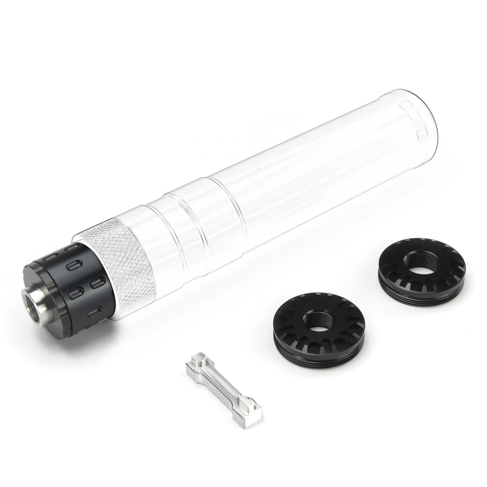 6.7''L 1.57''OD Novus Modular Multi-cal SS 1/2x28+5/8x24 Solvent Tube 3in1 Removable Cup+1/2x28,.578x28,9/16x24,13.5x1LH Booster
6.7''L 1.57''OD Novus Modular Multi-cal SS 1/2x28+5/8x24 Solvent Tube 3in1 Removable Cup+1/2x28,.578x28,9/16x24,13.5x1LH Booster