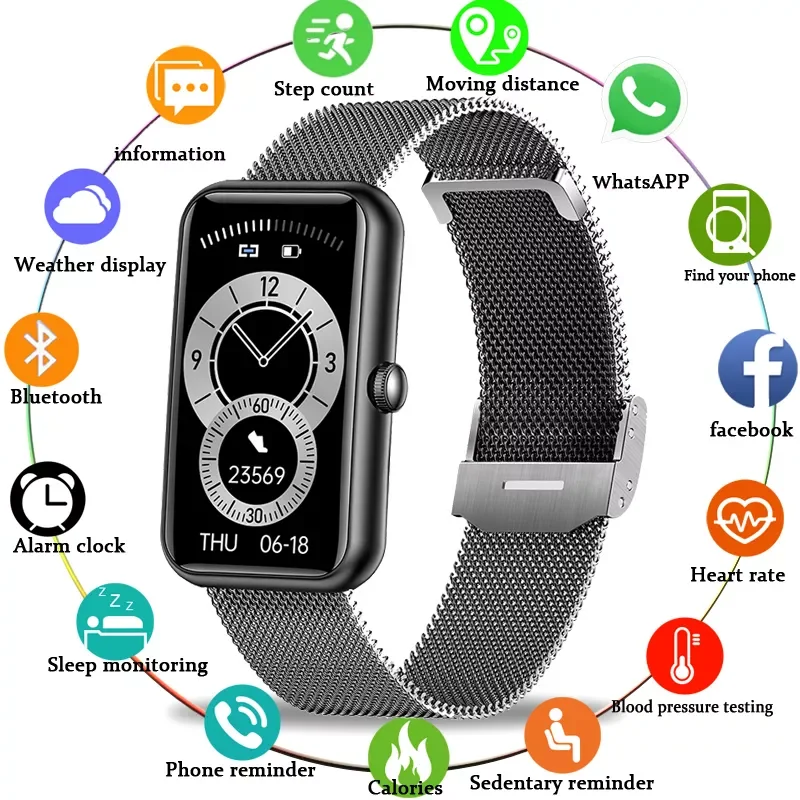2022 New Smart Watch Men Pedometer Watches Blood Pressure Blood Oxygen Fitness Tracker 172*320 HD pixel display Women Smartwatch
2022 New Smart Watch Men Pedometer Watches Blood Pressure Blood Oxygen Fitness Tracker 172*320 HD pixel display Women Smartwatch