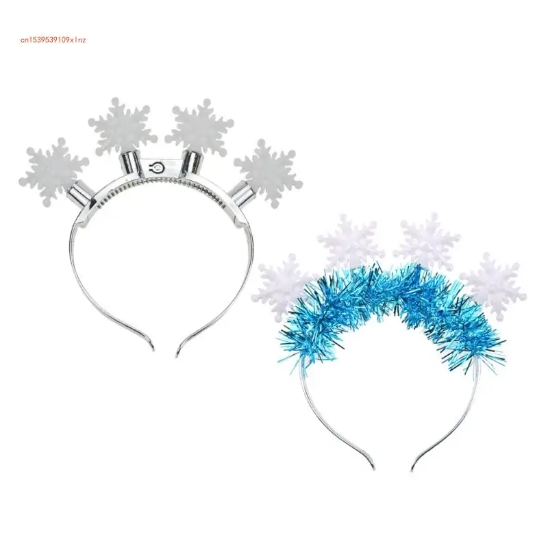 Cool Headband for Christmas Snowflake Headwear LED Hair Hoop for Halloween Christmas Headpiece Party Supplies
Cool Headband for Christmas Snowflake Headwear LED Hair Hoop for Halloween Christmas Headpiece Party Supplies