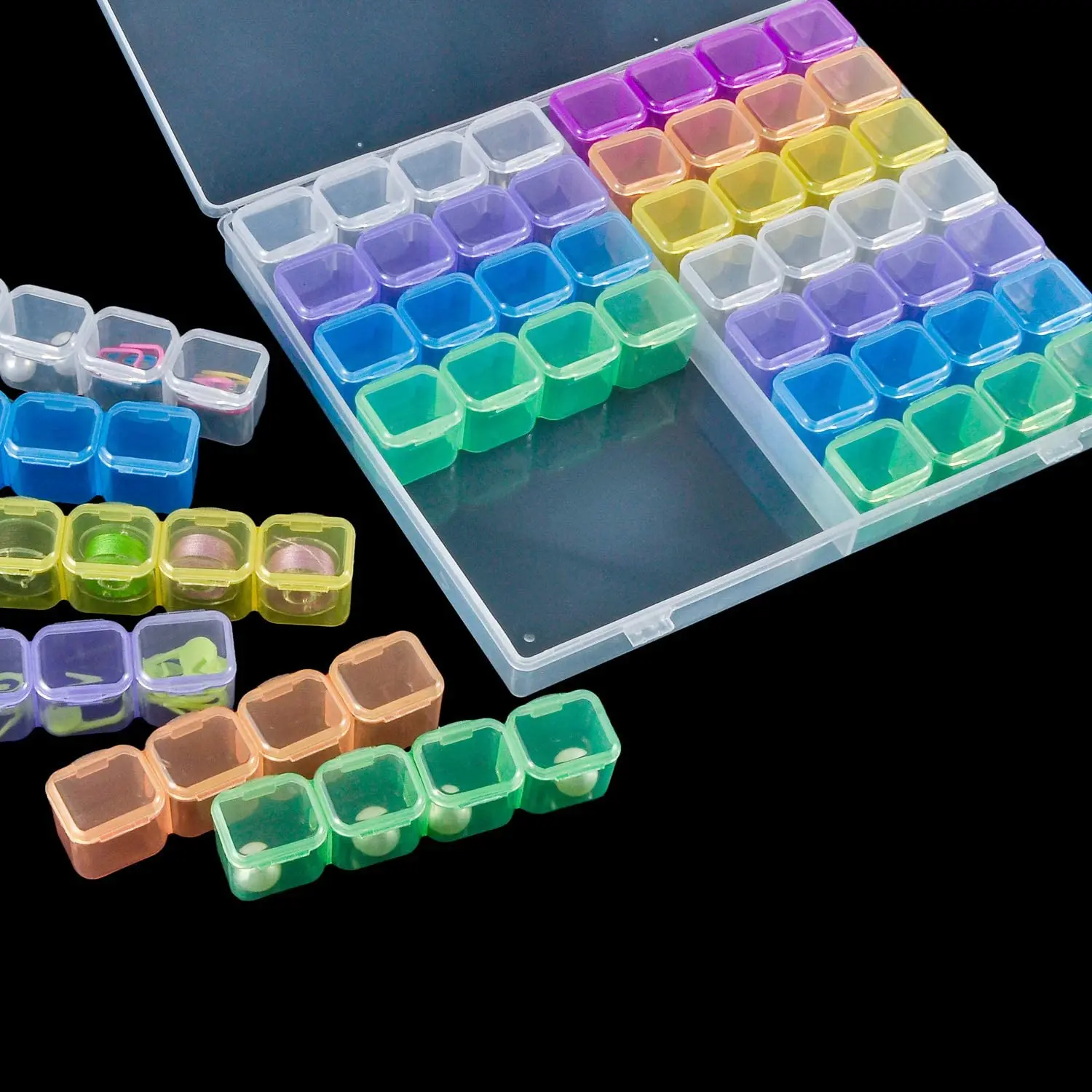 56 Grids DIY Diamond Painting Storage Box Craft Embroidery Accessory Organizer Case Removable Plastic Jewelry Beads Storage Box
56 Grids DIY Diamond Painting Storage Box Craft Embroidery Accessory Organizer Case Removable Plastic Jewelry Beads Storage Box