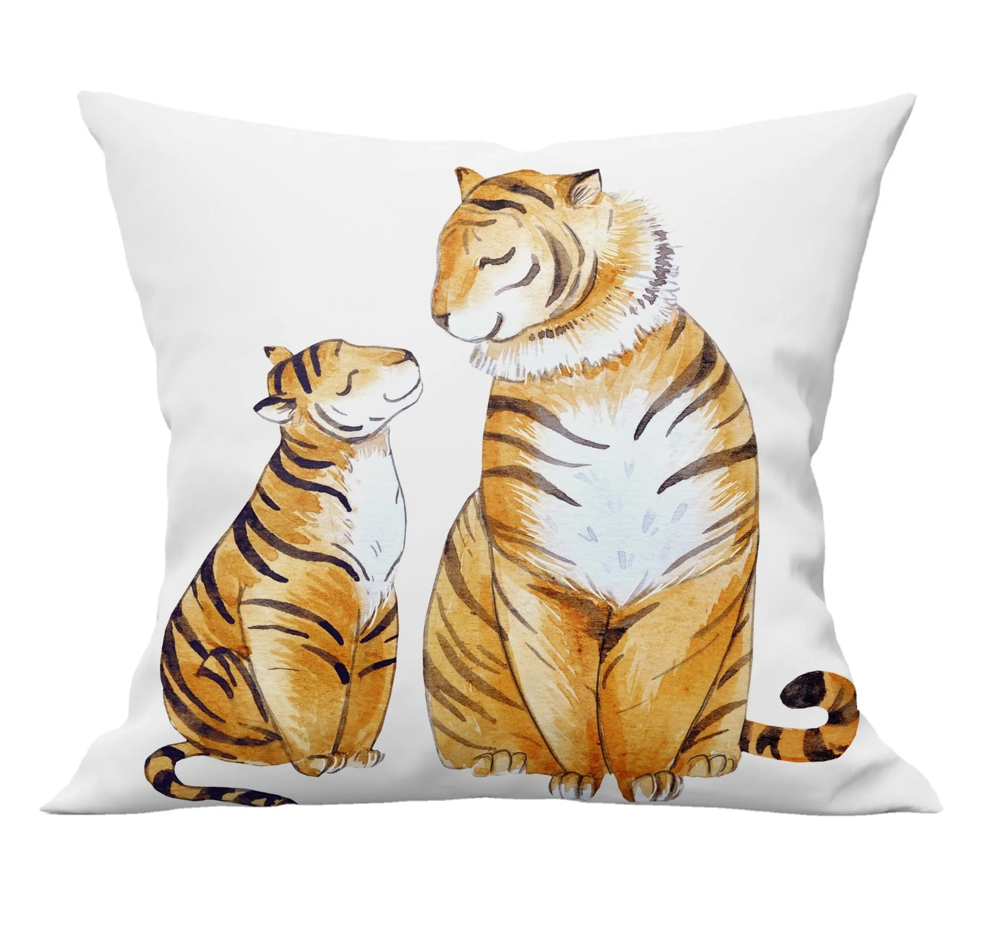Chinese Style Tiger Family Printed Cushion Cover Pillows Decorative Animals Tiger Pillow Cover Home Decor Pillowcase For Couch
Chinese Style Tiger Family Printed Cushion Cover Pillows Decorative Animals Tiger Pillow Cover Home Decor Pillowcase For Couch