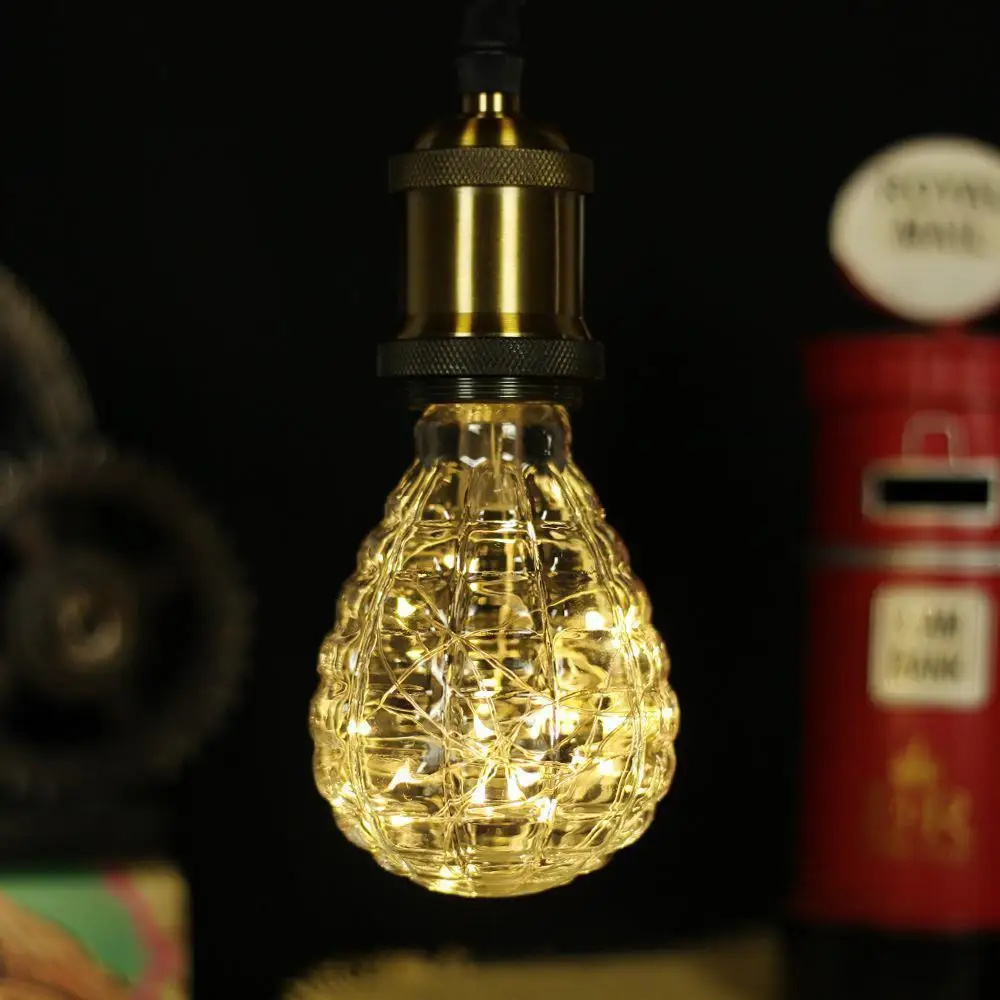 E27 Led Pinecones Shape Lamp Copper Wire Lights Bulb for Coffee Shop Costume Party
E27 Led Pinecones Shape Lamp Copper Wire Lights Bulb for Coffee Shop Costume Party