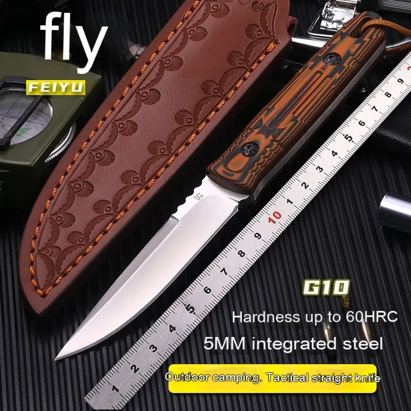 Outdoor Knife High Hardness Sharp Blade Knife Camping Life-Saving Knife D2 Integrated Steel Straight Knife Household Fruit Knife
Outdoor Knife High Hardness Sharp Blade Knife Camping Life-Saving Knife D2 Integrated Steel Straight Knife Household Fruit Knife