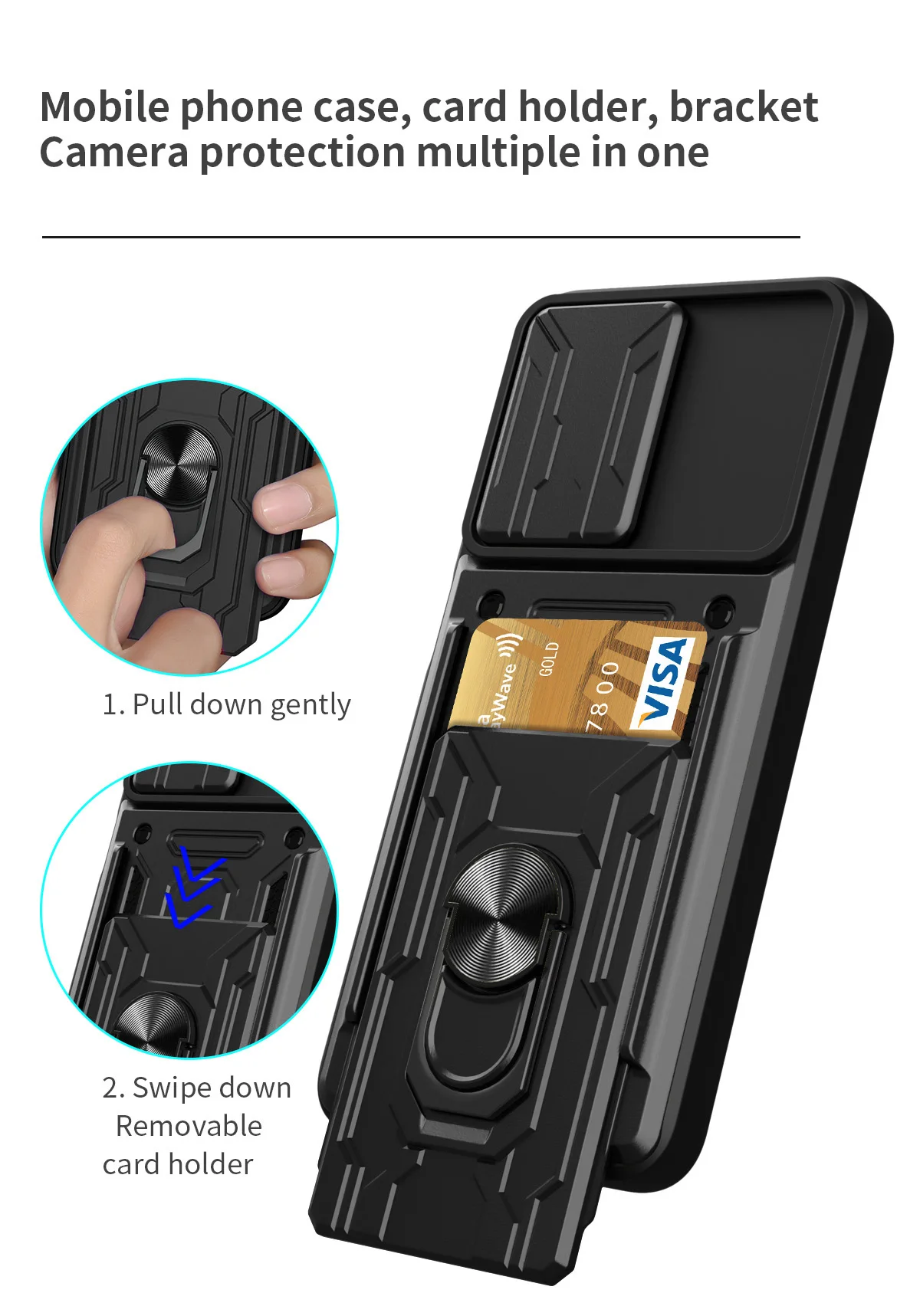 Card Pocket Hybrid Armor Case for Redmi Note 12 12 Pro 11 11S 10 9 9 Pro 8 Redmi 12 10C 10 9C 9A 9T 9 Magnetic Car Holder Cover
Card Pocket Hybrid Armor Case for Redmi Note 12 12 Pro 11 11S 10 9 9 Pro 8 Redmi 12 10C 10 9C 9A 9T 9 Magnetic Car Holder Cover