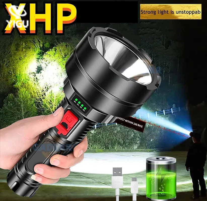 LED Rechargeable Flashlight Portable Waterproof Camping Light Outdoor Camping Lamp LED Lantern USB Charging Tactical Flashlight
LED Rechargeable Flashlight Portable Waterproof Camping Light Outdoor Camping Lamp LED Lantern USB Charging Tactical Flashlight