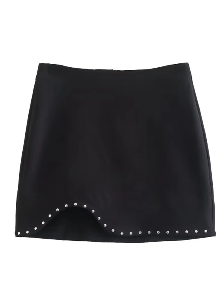Black Mini Skirts 2022 Summer Women Fashion Sweet Side Zipper Rivet Female Elegant Street A-Line Skirt Clothing
Black Mini Skirts 2022 Summer Women Fashion Sweet Side Zipper Rivet Female Elegant Street A-Line Skirt Clothing