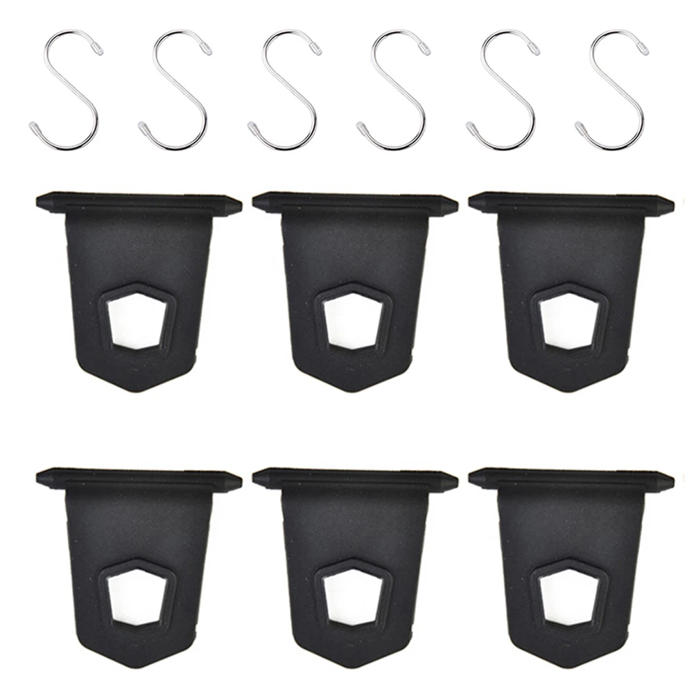 6 Pack Awning Rail Hook Ring With S Hooks Motorhome And Caravan Hanger Black Stainless Steel RV Hooks
6 Pack Awning Rail Hook Ring With S Hooks Motorhome And Caravan Hanger Black Stainless Steel RV Hooks