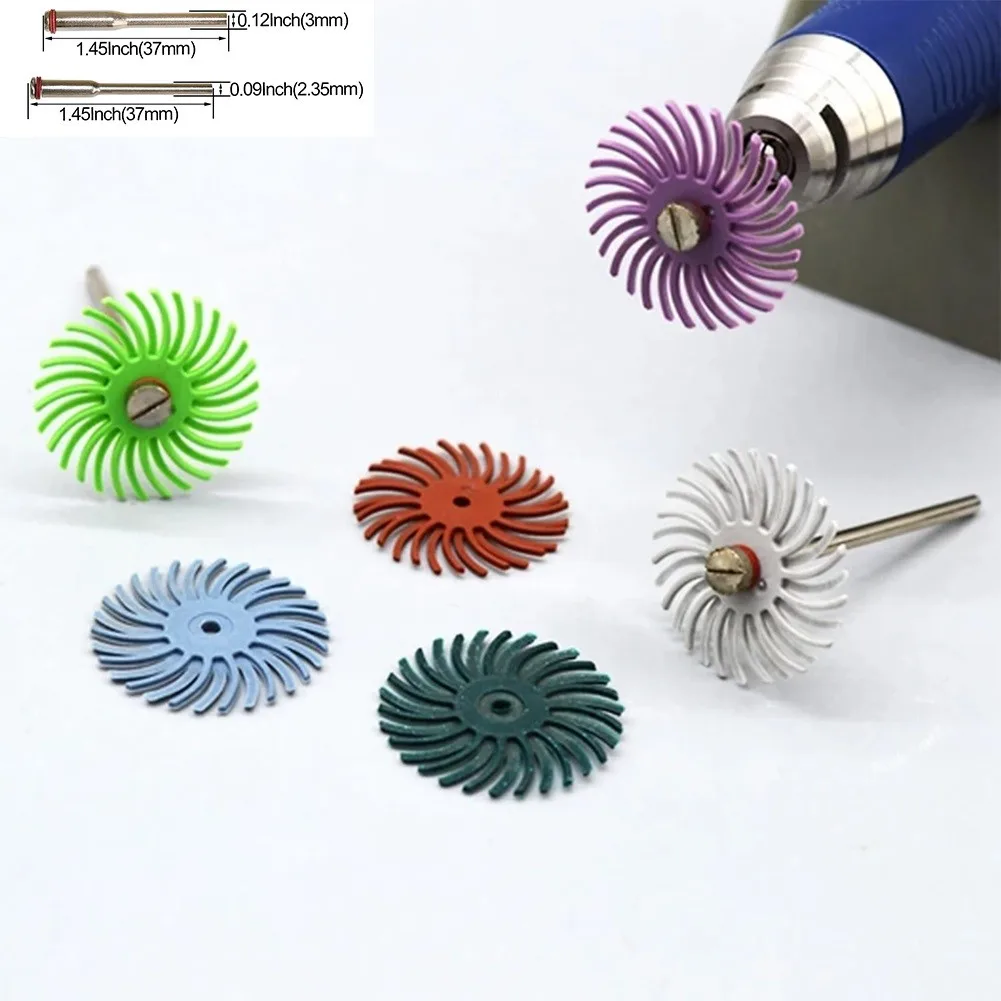 27PCS Radial Bristle Disc Kit Abrasive Brush Polishing Wheel 3 2.35mm Shank Detail Polishing Wheel Rotary Tool Access
27PCS Radial Bristle Disc Kit Abrasive Brush Polishing Wheel 3 2.35mm Shank Detail Polishing Wheel Rotary Tool Access