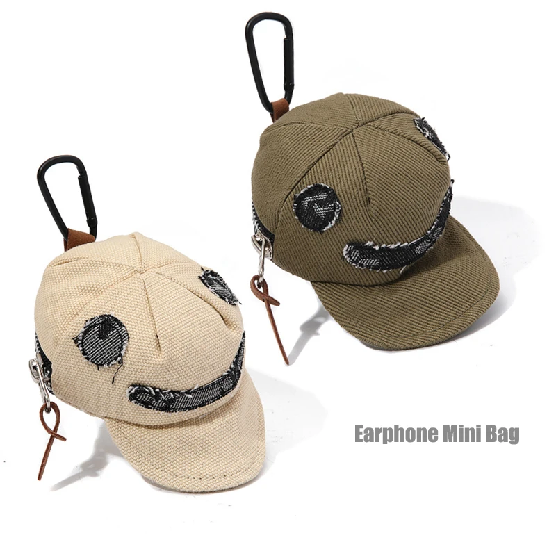 Fashion Canvas Material Cap Bag Hip Hop Trendy Earphone Bag Hat Bag Stylish Trendy Bag Pendant with Keychain Hanging Accessories
Fashion Canvas Material Cap Bag Hip Hop Trendy Earphone Bag Hat Bag Stylish Trendy Bag Pendant with Keychain Hanging Accessories