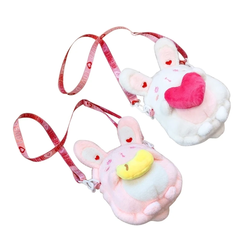 Сумка через плечо для подростков, милая плюшевая женская сумка на молнии, съемный ремень
Сумка через плечо для подростков, милая плюшевая женская сумка на молнии, съемный ремень