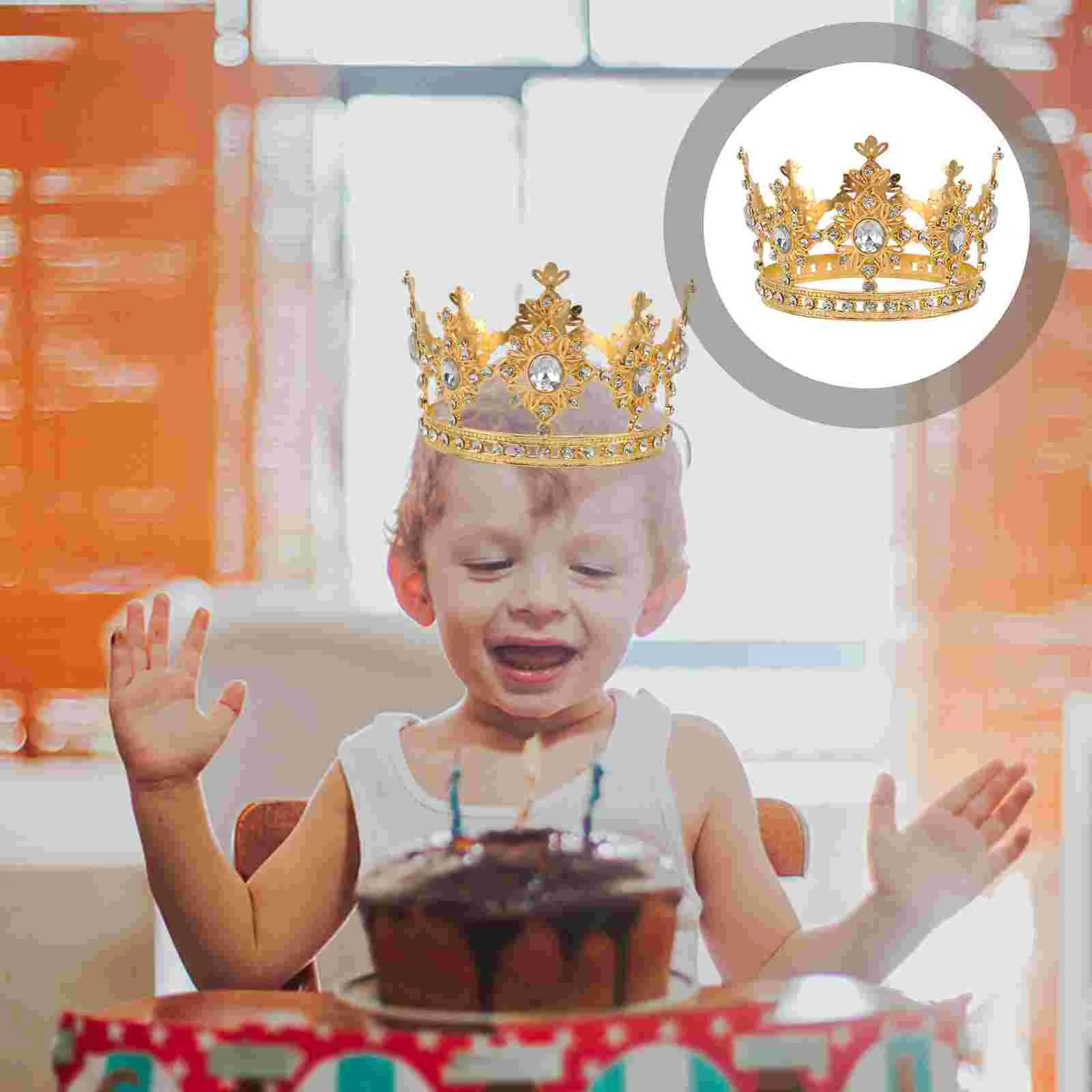 Birthday Crystal Birthday Kids Play Jewelry Kid' Birthday Headdress Rhinestone Golden King Crowns Kids Birthday Headwear
Birthday Crystal Birthday Kids Play Jewelry Kid' Birthday Headdress Rhinestone Golden King Crowns Kids Birthday Headwear