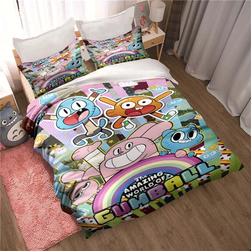 The Amazing World Gumball Sheets Quilt Covers Bedding Dormitory Sheets Three-piece Bedding Set Three-piece Soft Warm Bedding Set
The Amazing World Gumball Sheets Quilt Covers Bedding Dormitory Sheets Three-piece Bedding Set Three-piece Soft Warm Bedding Set
