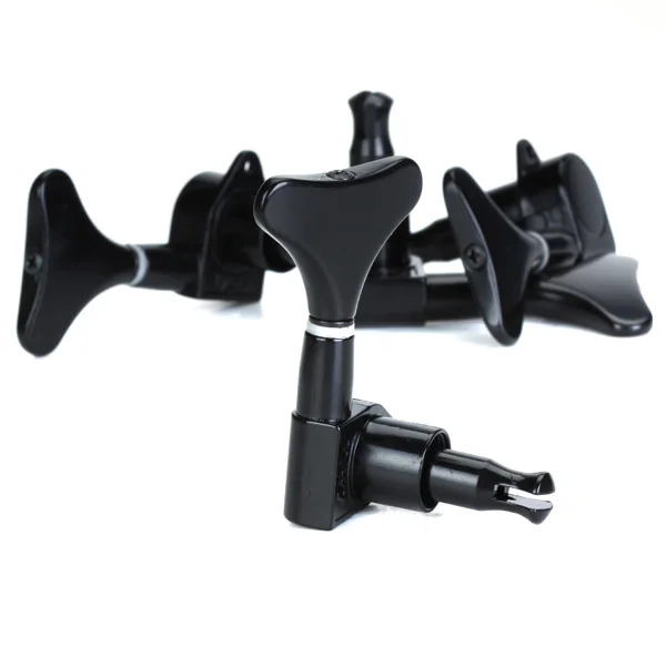 

2 Pairs Black String Tuning Pegs Machine Heads for Electric Bass 2L 2R