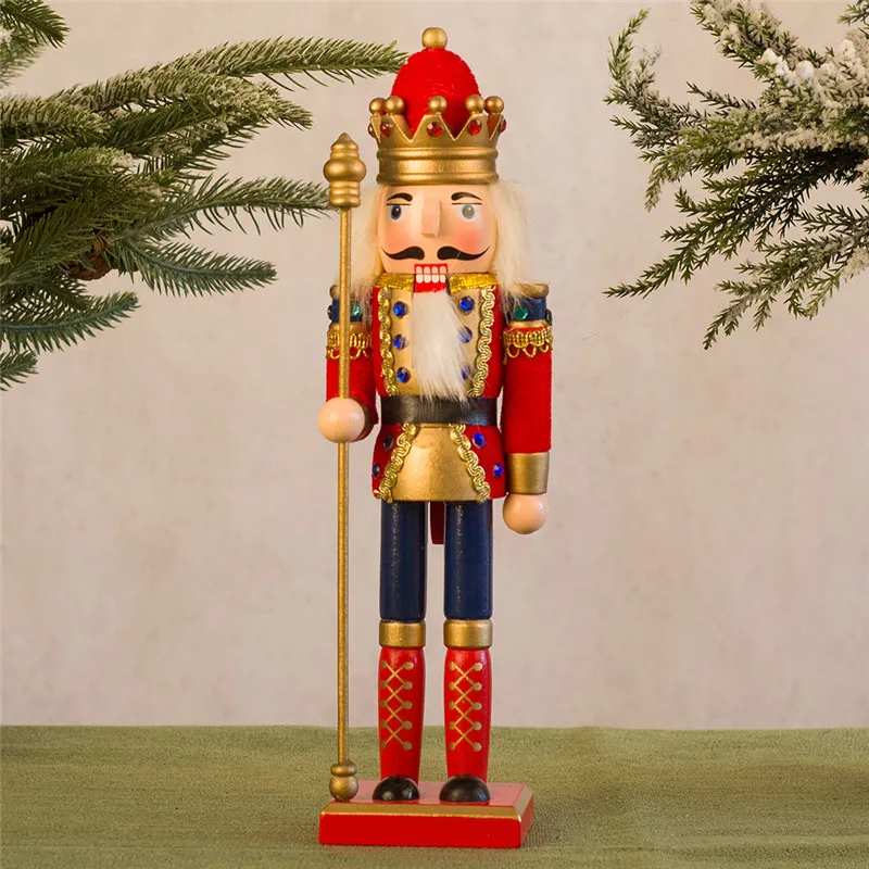 European-style Cloth-covered Christmas Nutcracker Soldier Ornaments 30CM Christmas Wine Cabinet Set-up Decorations for Homebc223
European-style Cloth-covered Christmas Nutcracker Soldier Ornaments 30CM Christmas Wine Cabinet Set-up Decorations for Homebc223