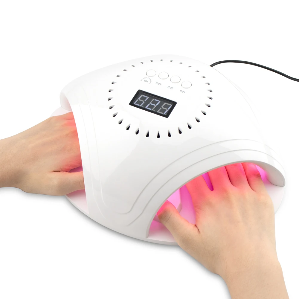 Nail Supplier Top Quality 86W Two Handed 2in1 RED Light UV Nail dryer UV Led Cordless Professional Customize Nail Lamp
Nail Supplier Top Quality 86W Two Handed 2in1 RED Light UV Nail dryer UV Led Cordless Professional Customize Nail Lamp