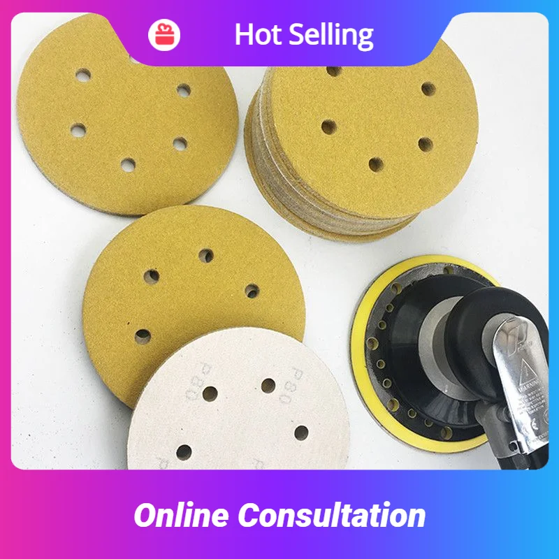 6 Inch 6 Holes Circular Sandpaper Disc Sander Flocked Self-adhesive Automotive Sanding Block Furniture Car Grinds Sand Paper
6 Inch 6 Holes Circular Sandpaper Disc Sander Flocked Self-adhesive Automotive Sanding Block Furniture Car Grinds Sand Paper