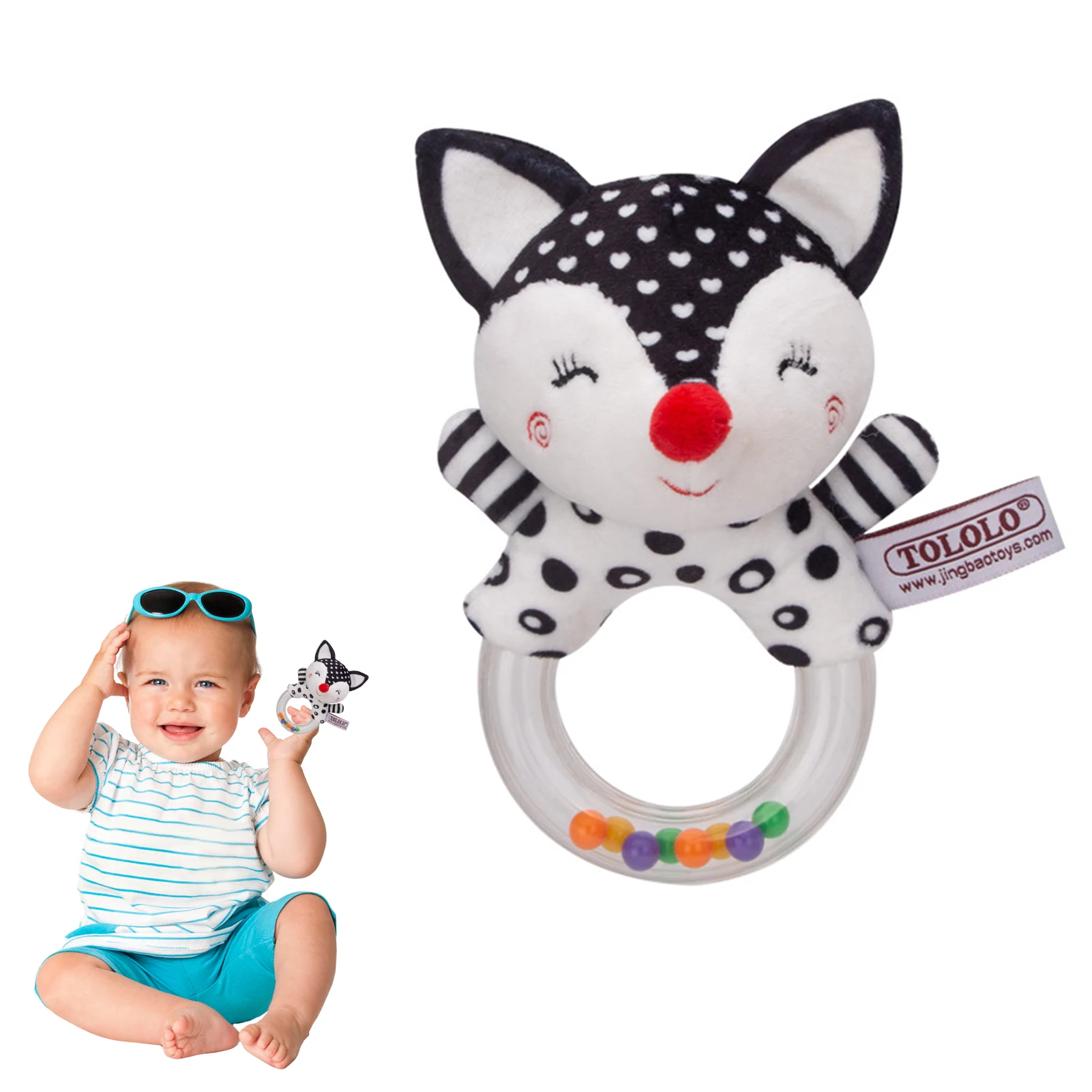 Baby Rattles With Beads Newborn Soft Wrist Rattle Toy 0-3-6-12 Months Elephant/Shape Lightweight Baby Rattle Plush Sensory Toys
Baby Rattles With Beads Newborn Soft Wrist Rattle Toy 0-3-6-12 Months Elephant/Shape Lightweight Baby Rattle Plush Sensory Toys