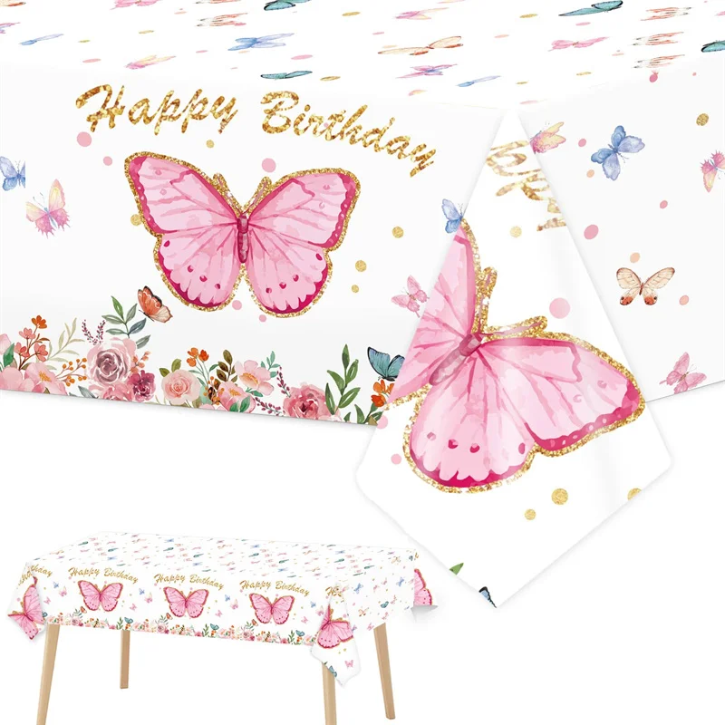 Butterfly Happy Birthday Tablecloths for Butterfly Party Decorations Birthday Party Plastic Disposable Table Covers Party Favors
Butterfly Happy Birthday Tablecloths for Butterfly Party Decorations Birthday Party Plastic Disposable Table Covers Party Favors