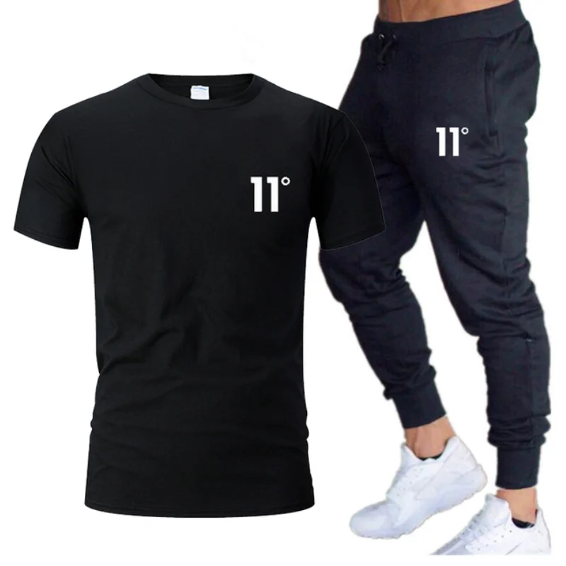 Men's Shirt Sportswear Two Piece Men's Casual Fitness Sports Suit Short Sleeve T-Shirt + Pants Men's Casual Sportswear Set 2022
Men's Shirt Sportswear Two Piece Men's Casual Fitness Sports Suit Short Sleeve T-Shirt + Pants Men's Casual Sportswear Set 2022