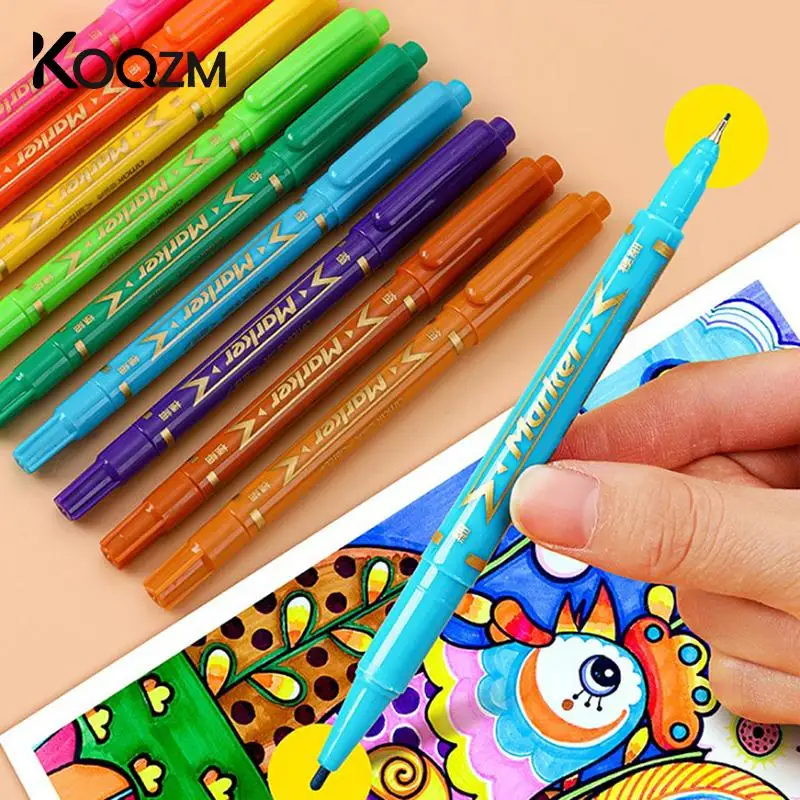 1Pcs Double Tip Art Multi Color ink Permanent Paint Marker Pen for Plastic Wood Stone Metal Glass Doodling Marking Graffiti
1Pcs Double Tip Art Multi Color ink Permanent Paint Marker Pen for Plastic Wood Stone Metal Glass Doodling Marking Graffiti