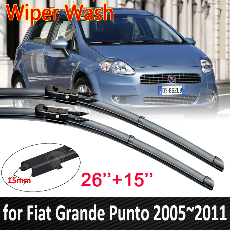 for Fiat Grande Punto 2005~2011 2006 2007 2008 2009 2010 Car Wiper Blades Front Windscreen Windshield Wipers Car Accessories
for Fiat Grande Punto 2005~2011 2006 2007 2008 2009 2010 Car Wiper Blades Front Windscreen Windshield Wipers Car Accessories