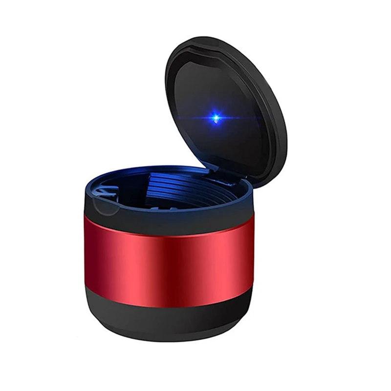 Mini Car Ashtray With LED Light And Lid, Portable Smokeless Holder Outdoor Ash Tray For Vehicle Truck
Mini Car Ashtray With LED Light And Lid, Portable Smokeless Holder Outdoor Ash Tray For Vehicle Truck