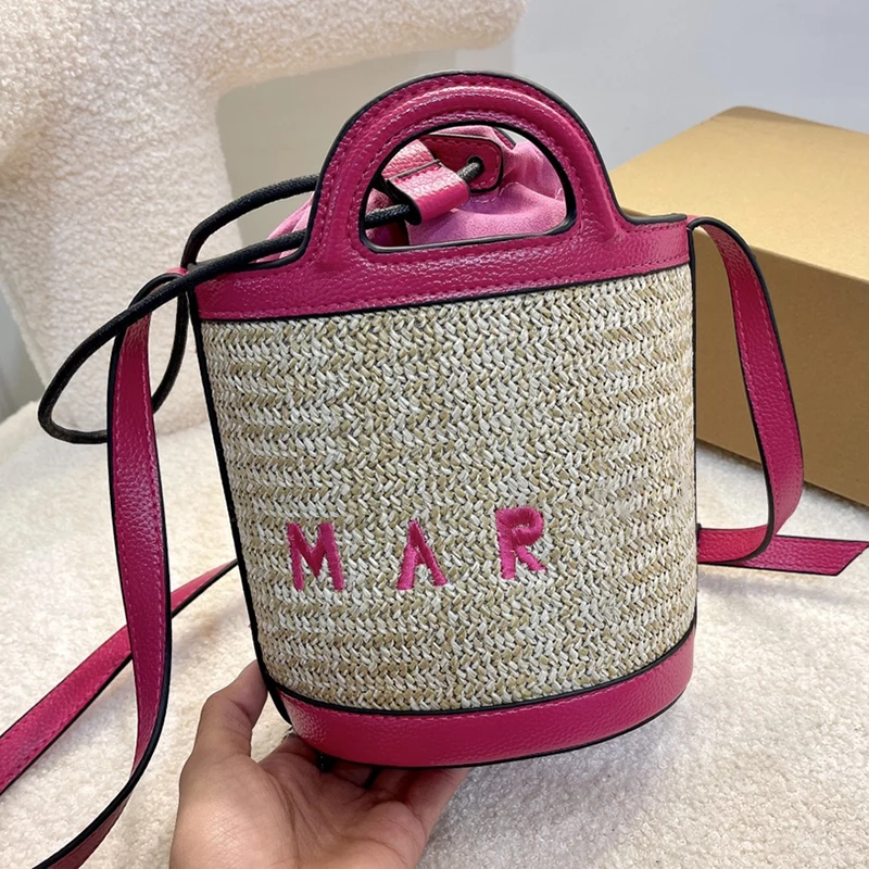2022 Straw Stitched Leather Beach Bags One Shoulder Oblique Cross Portable Ladies Handbag Summer New Female Shopping Bags
2022 Straw Stitched Leather Beach Bags One Shoulder Oblique Cross Portable Ladies Handbag Summer New Female Shopping Bags