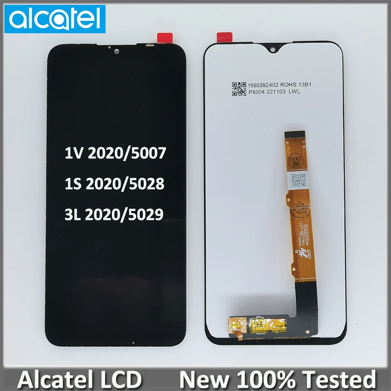 Display 1S 2020 5028 For Alcatel 1v 2020 5007 Touch Screen 3L 2020 5029 Digitizer Assembly Replacement Parts
Display 1S 2020 5028 For Alcatel 1v 2020 5007 Touch Screen 3L 2020 5029 Digitizer Assembly Replacement Parts