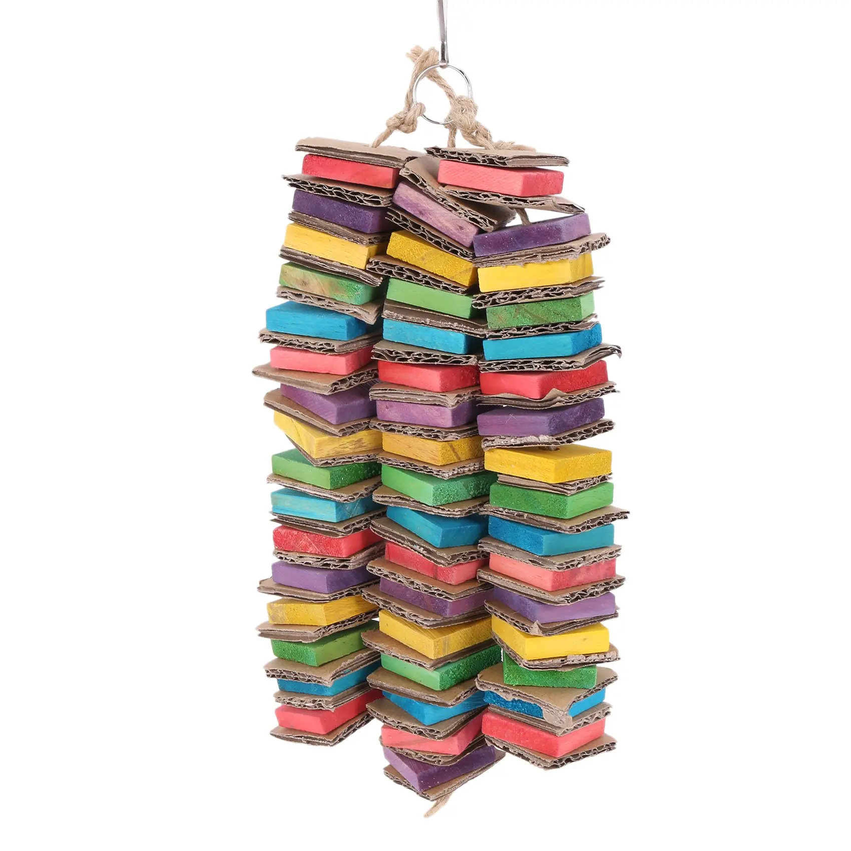 Parrot Toys for Large Birds Cardboard Big Bird Toys African Grey Parrot Toys Natural Wooden Bird Cage Chewing Toy with Clip
Parrot Toys for Large Birds Cardboard Big Bird Toys African Grey Parrot Toys Natural Wooden Bird Cage Chewing Toy with Clip