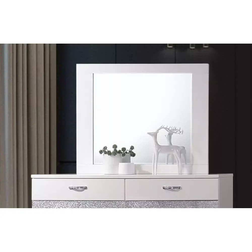 46" x 37"H Mirror In White High Gloss Minimalist And Modern Home Furniture Bedroom Furniture Dressers Mirrors Decorative Mirrors
46" x 37"H Mirror In White High Gloss Minimalist And Modern Home Furniture Bedroom Furniture Dressers Mirrors Decorative Mirrors