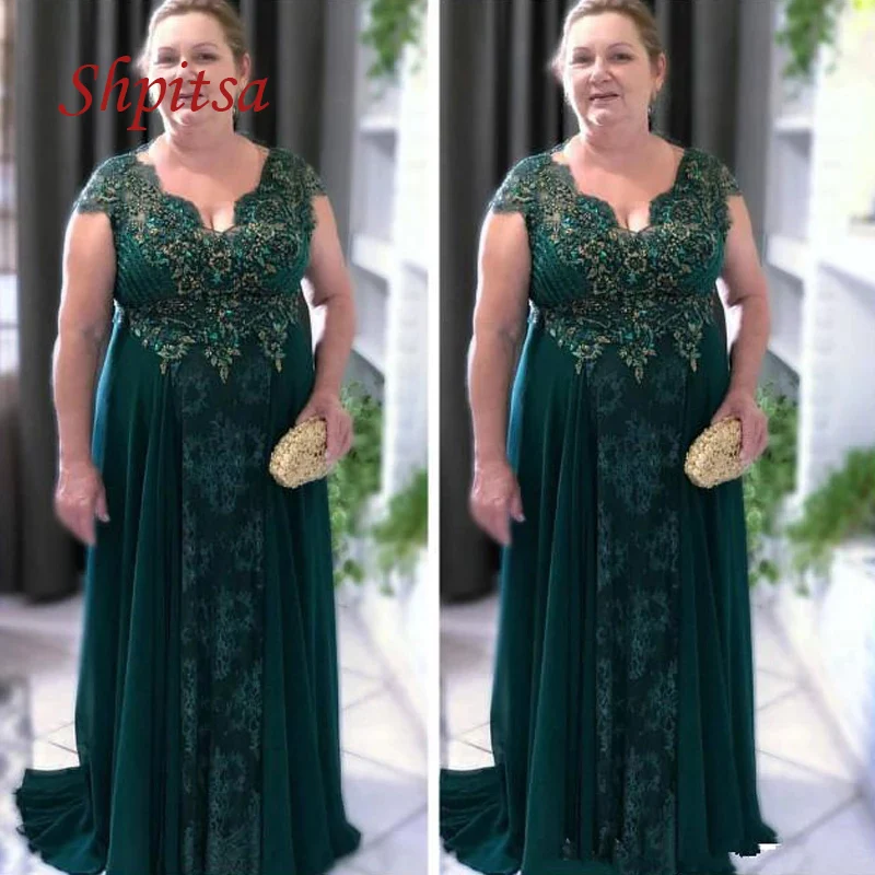 Emerald Green Lace Mother of the Bride Dresses for Weddings Party Women Formal Evening Groom Gowns
Emerald Green Lace Mother of the Bride Dresses for Weddings Party Women Formal Evening Groom Gowns