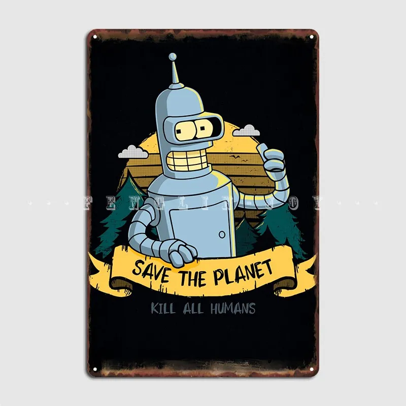 Robot Ecology Poster Metal Plaque Club Home Garage Decoration Designing Tin Sign Poster 
Robot Ecology Poster Metal Plaque Club Home Garage Decoration Designing Tin Sign Poster